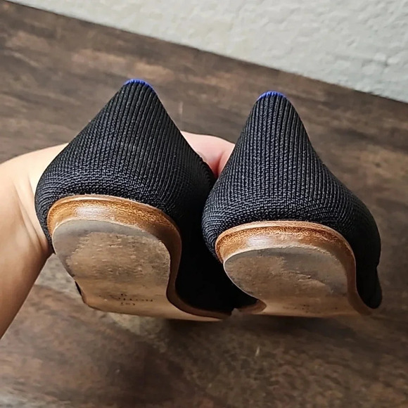 Rothy’s Bow Flats In Black Size 9 - Picture 4 of 9